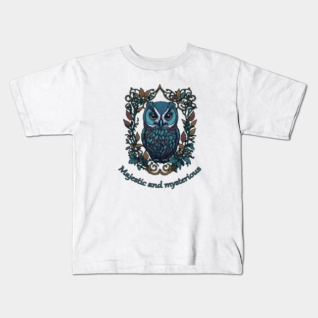 baby owl Kids T-Shirt by ElArrogante